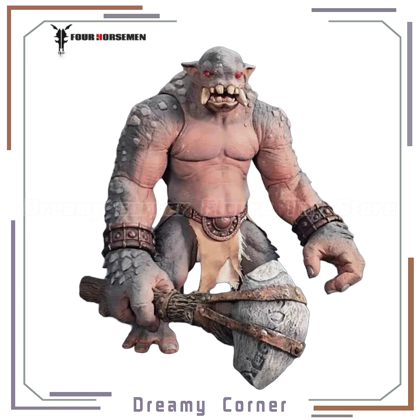 

【В наличии】Оригинальная фигурка Four Horsemen Studios Mythic Legions All Stars 3 STONE TROLL 2 1/12, коллекция игрушечных моделей