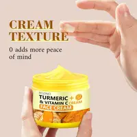 Crème hydratante au curcuma, rides lisses, contrôle du sébum au collagène, soins pour la peau, cosmétiques, crème à la vitamine C 2