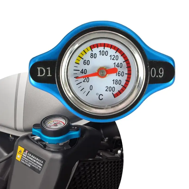 0.9Bar 1.1Bar Big Or Small Head Motorcycles Car Thermost Radiator Cap Cover Water Temperature Gauge Cover Utility Safe