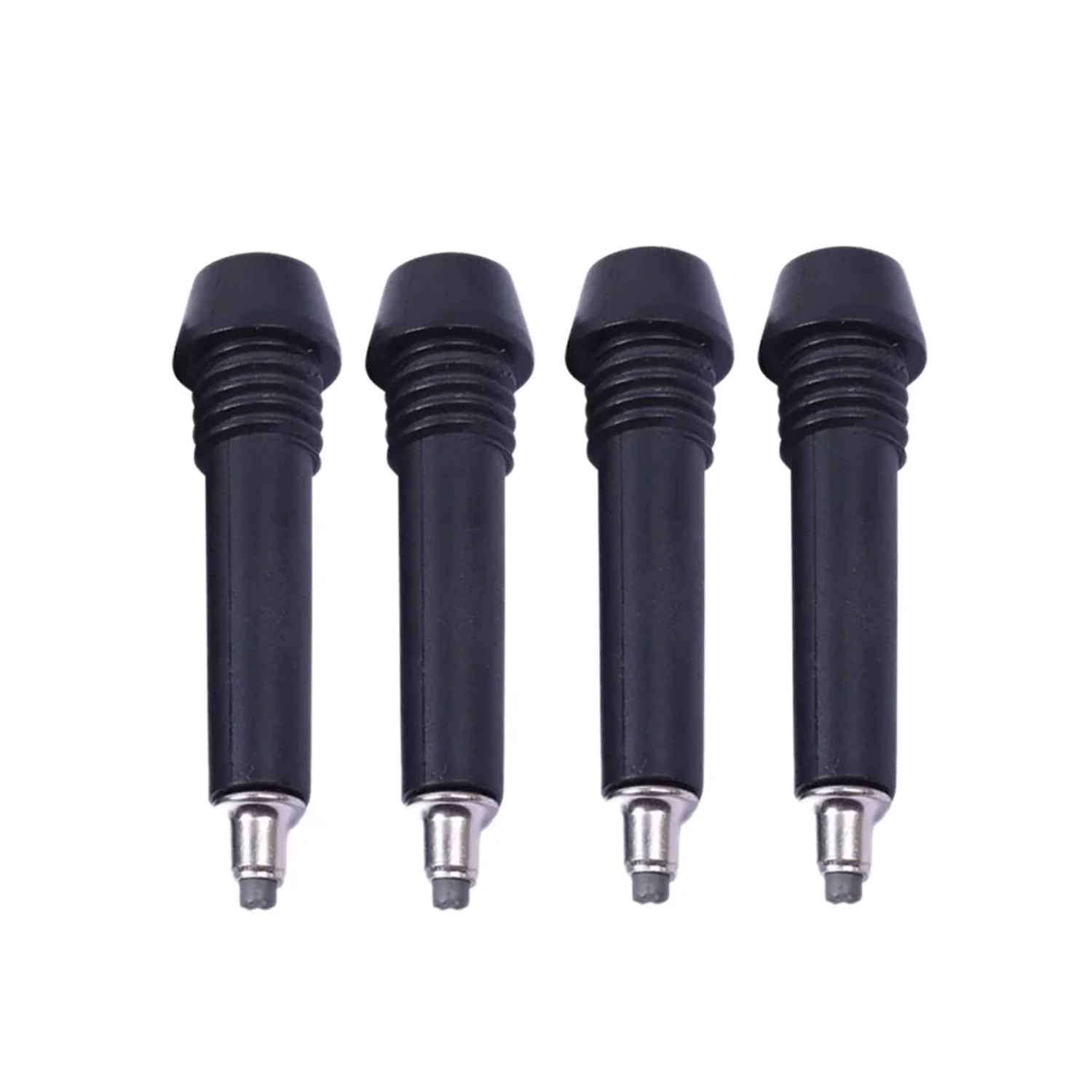 

4pcs Carbon Tungsten Steel Pole Trekking Tips Rod Spare Gear Tip Trekking Poles Hiking Tip Walking Climbing Parts Sticks