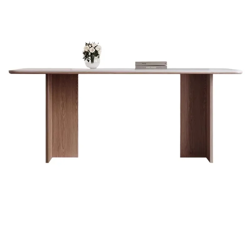 Rectangle Wood Dining Table Nordic Industrial Accessories Kitchen Dining Table Complete Restaurant Yemek Odası Setleri Furniture
