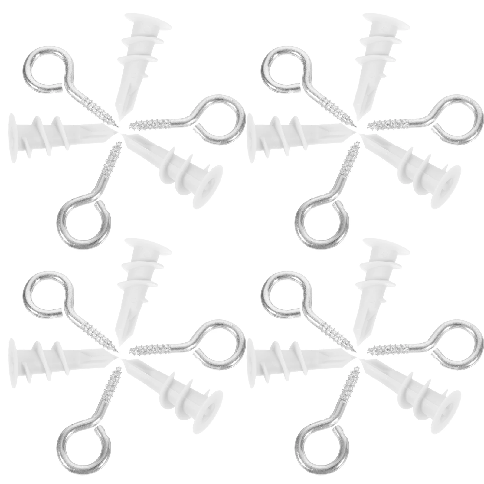 

20 Sets Self-drilling Drywall Anchor Screw Anchors Plaster Screws Spring