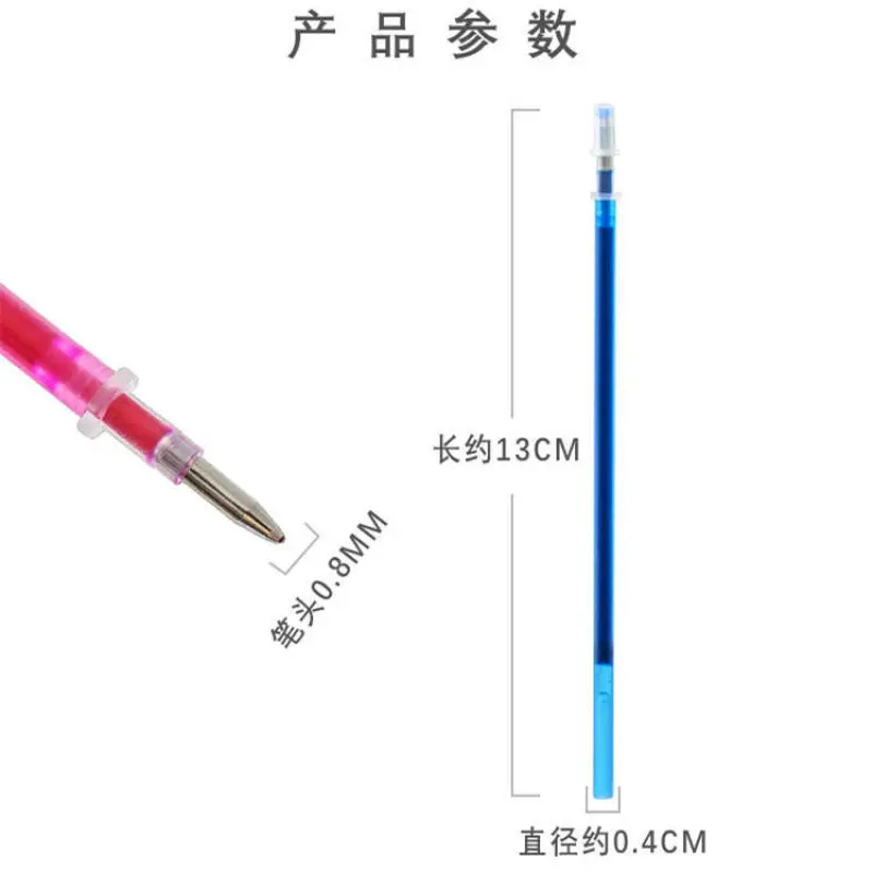 Heat Erasable Fabric Marking Pens Refills Temperature Disappearing 5 Colors Pens for Quilting, Sewing Dressmaking Handicraft