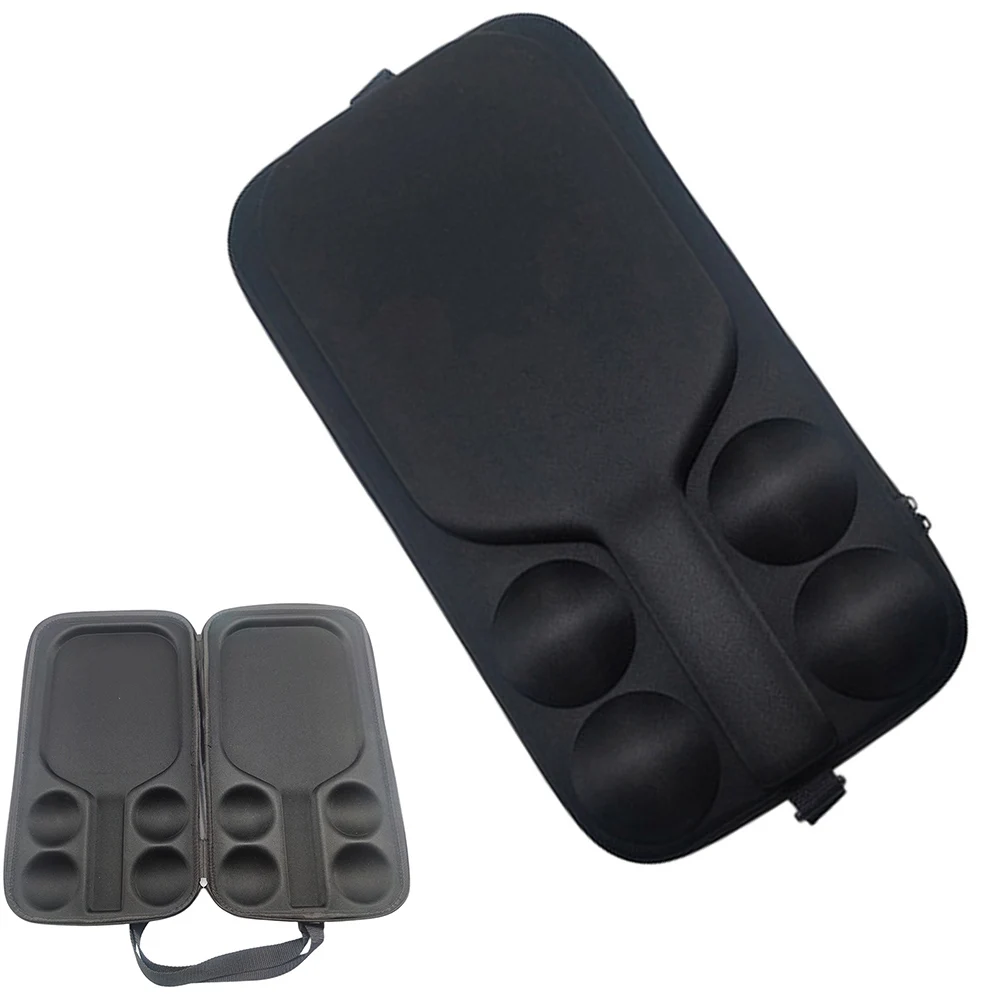 حقيبة مجاديف كرة البيسبول ذات الغلاف الصلب من مادة EVA لمجدافين و4 كرات مع حزام كتف مريح وحجم صغير