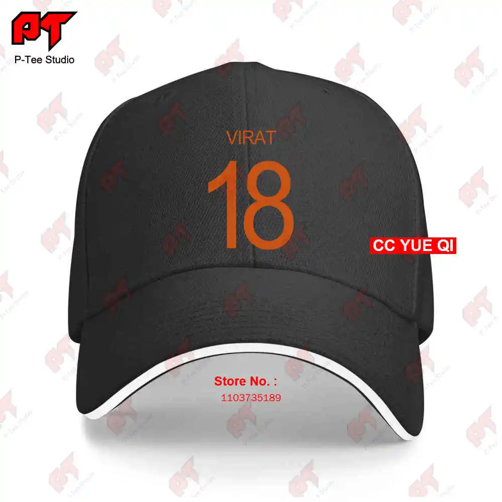 Cricket India Jersey Style Virat 18 Baseball Caps Truck Cap BIZV