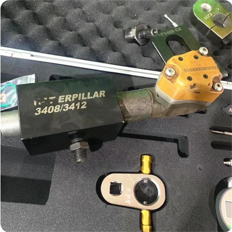 2025 hot sale For Cat 3408 3412e Common Rail Injector Clamp Disassmeble Solenoid Valve Measuring Tool Set