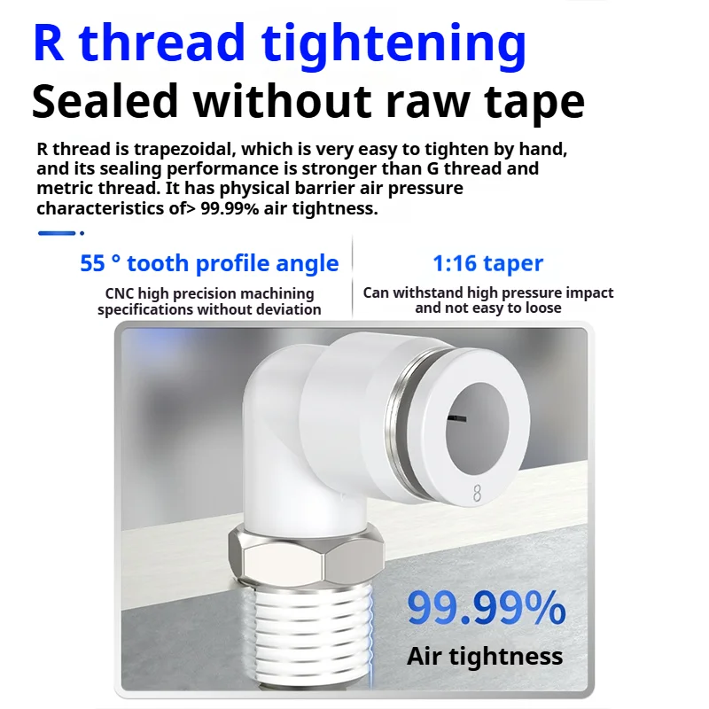 PL M5 1/8 "1/4" BSPT Macho 4 Mm OD Tubo Pneumático Encaixe de Ar de Liberação Rápida Push Para Conectar Compressor