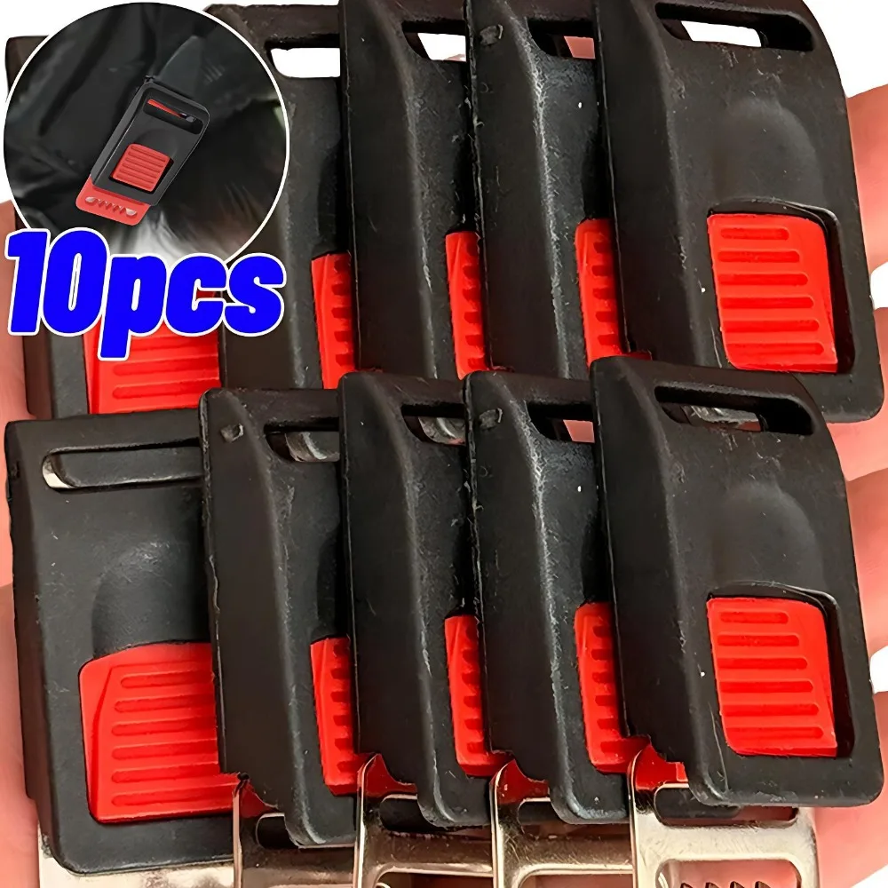

10/1pcs Motorcycle Electric Vehicle Helmet Speed Clip Chin Strap Quick Release Pull Buckle Helmet Lock Socket Buckle Accessories