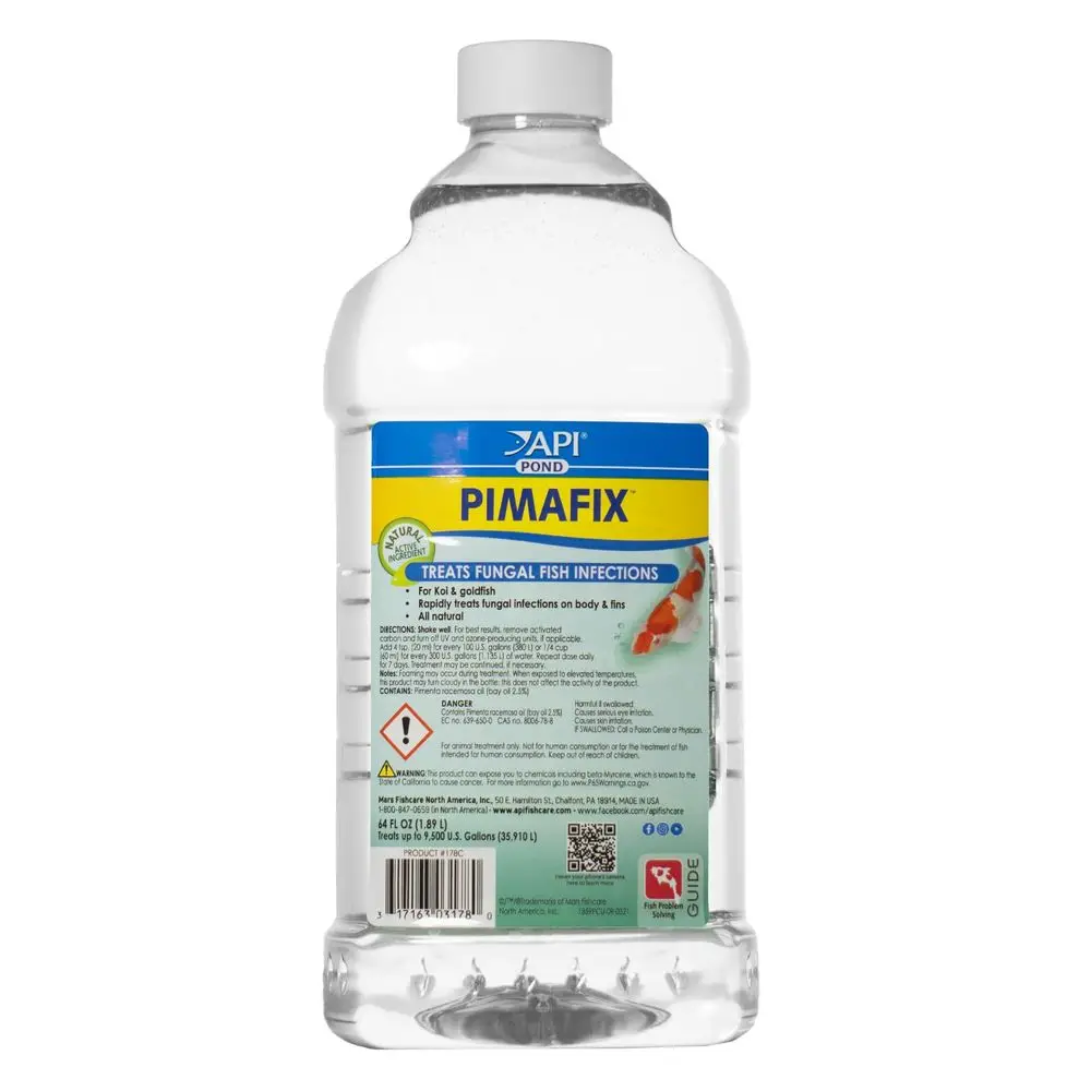 

POND PIMAFIX Средство от грибковых инфекций для прудов и рыб, 64 унции (бутылка)