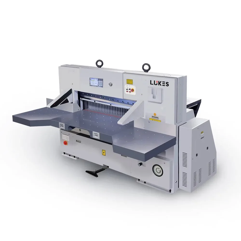 LKS-137Q Hydraulic Double Worm Wheel Double Guide Guillotine Paper Cutter Automatic Paper Cutting Machine Pri