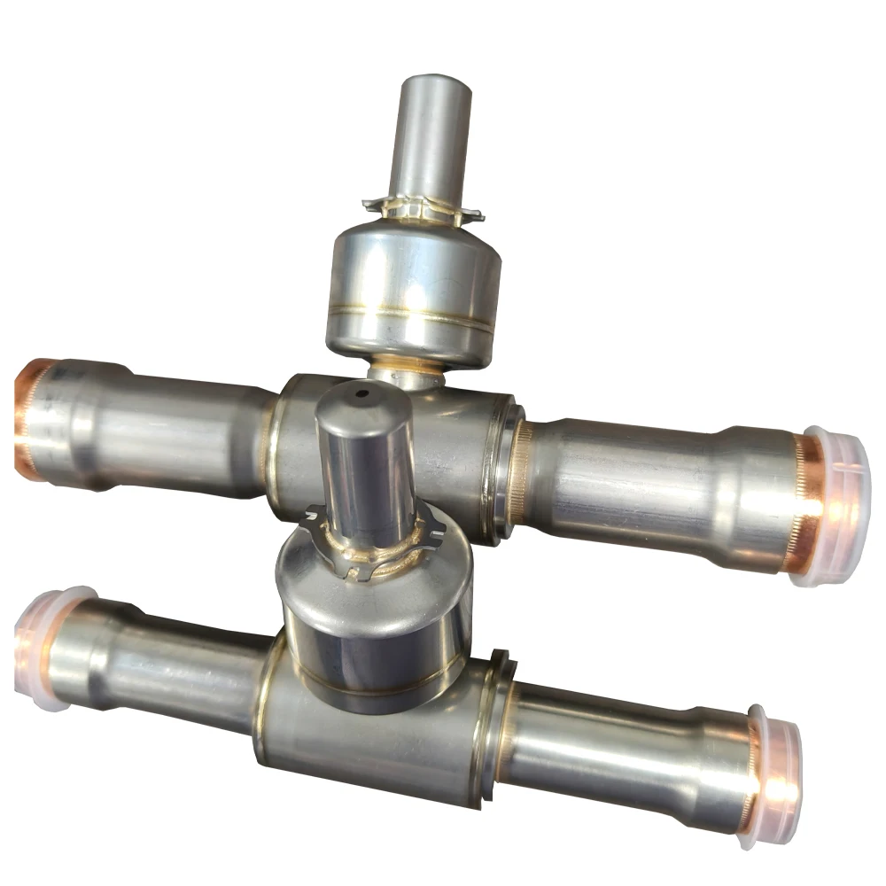 Válvula de bola eléctrica EBV05H-001 con bobina EBV para bomba de calor