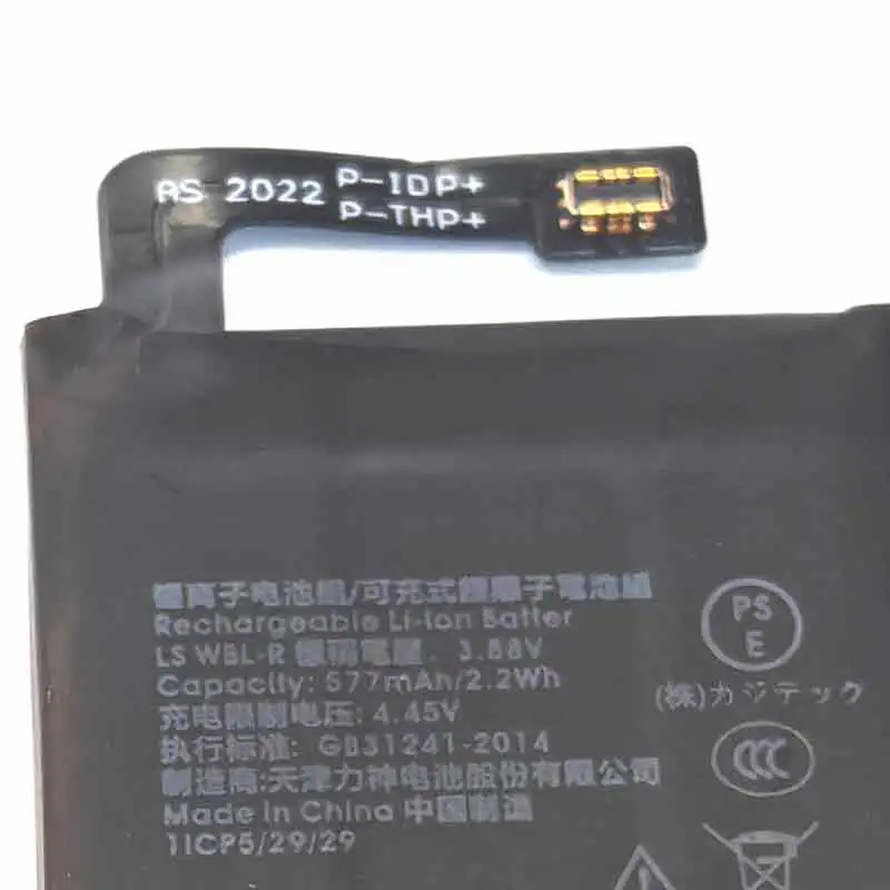 3.88V 577mAh Nuova batteria SP492929SI per TicWatch Pro 3 WH11013 batteria GPS Wear OS Smartwatch