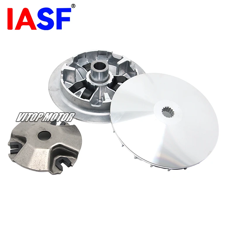 Compatible con Yamaha NMAX125 NMAX150 NMAX155 XMAX125 MBK OCITO N-MAX NMAX XMAX TRICITY 125 155 Conjunto de polea de transmisión variador con rodillos