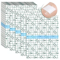 50 Pieces Shower Waterproof Patch Disposable Transparent Stretch Bandage Shield Cover For Tattoos Swimming Showering Promotion