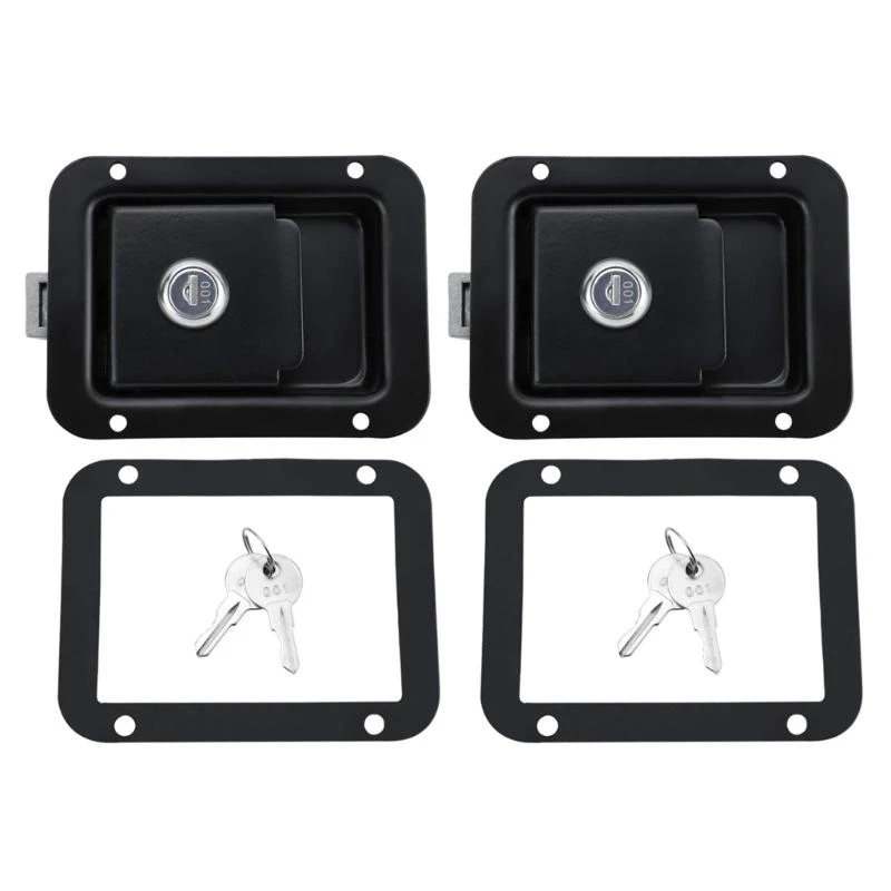 

Upgrades Door Lock Trailer Entry Handle Latches Door Lock Replacement Simple Installs for Travel Trailer & Toolbox Security