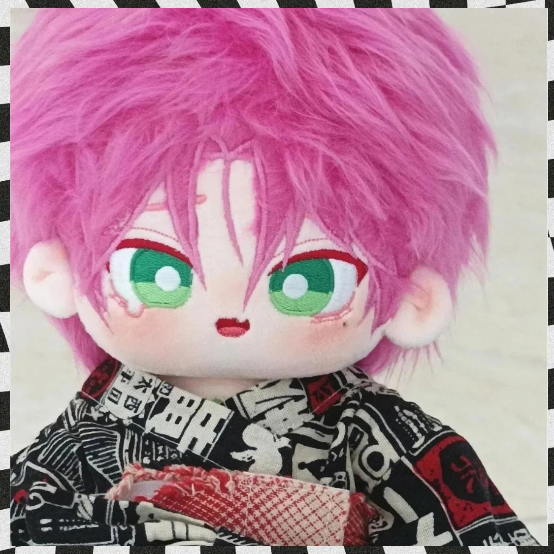 

20-сантиметровая кукла Аниме «Лиходій нужен быть спасанием Ван И Розовый мальчик Мягкая плюшевая хлопковая кукла Body Dress Up Мягкие игрушки Подушка Подарок