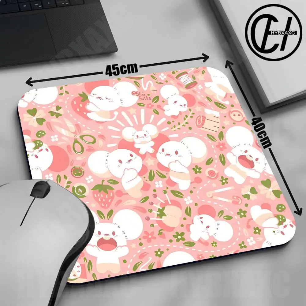Cartoon Maushold Series Mouse Pad Multiple Sizes Large Square Computer Office Game Table Mats Kawaii Bear Rubber Anti-slip Mat