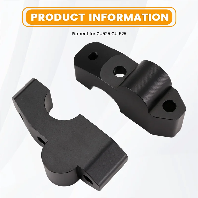 

AV34-Motorcycle Accessories Handlebar Riser Clamp Adapter Handle Bar Height Lift Mount For Voge CU525 CU 525