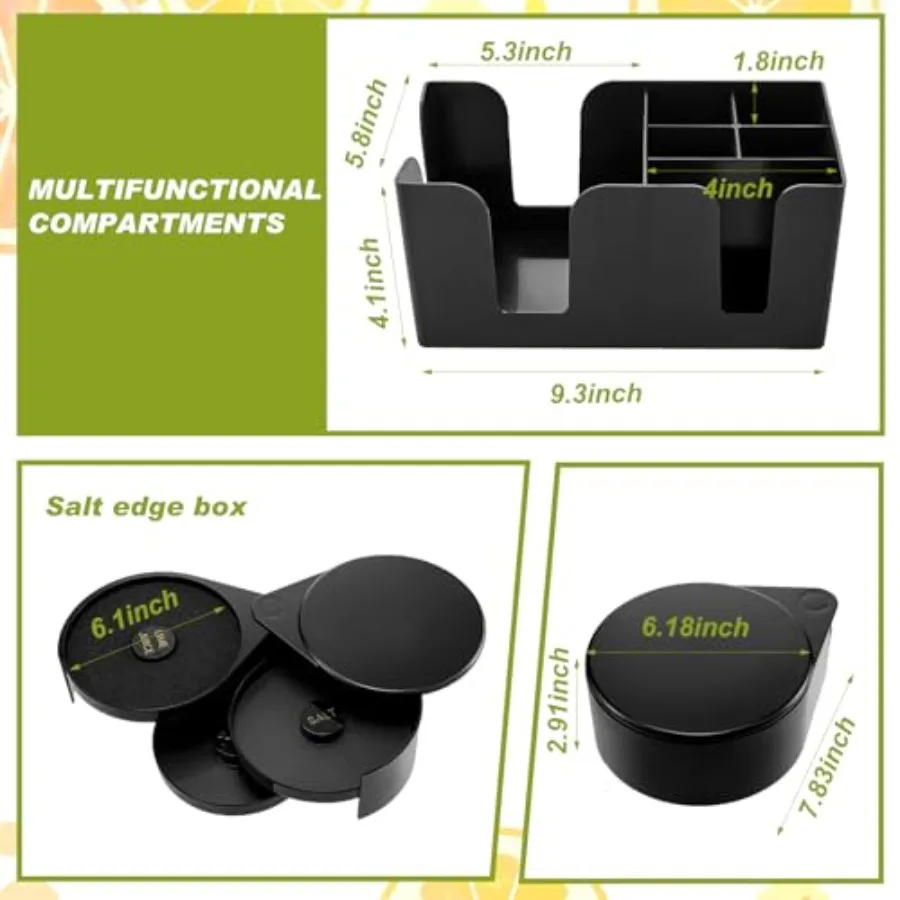 23 Pcs Bartender Supplies Kit - Garnish Tray Set review and price