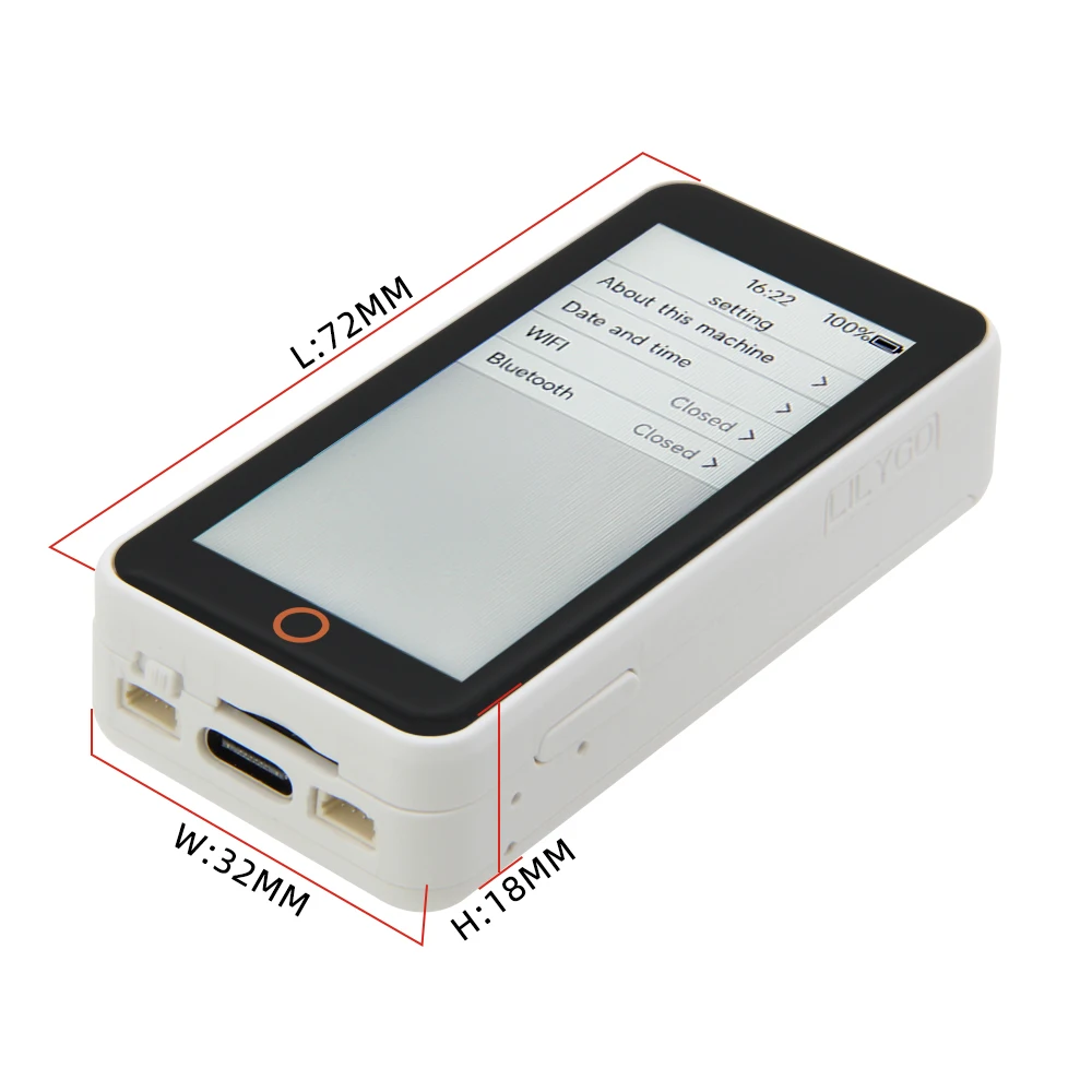 Imagem -04 - Placa do Desenvolvimento do Visor Táctil Lcd Sensor de Luz Digital Wifi Módulo Bluetooth T-display-s3-pro Esp32-s3 2.33 I2c