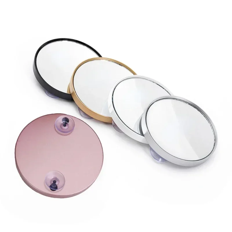 30x Times Magnifying Makeup Mirror Bathroom Suction Cup Black Beauty Mirror Shaving Cleaning Blackheads Round Small Mirror