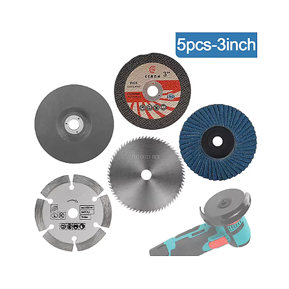 

5 шт., 75 мм, режущий диск, дисковая пила, шлифовальный круг, шлифовальный диск для шлифования, режущая угловая шлифовальная машина, насадка