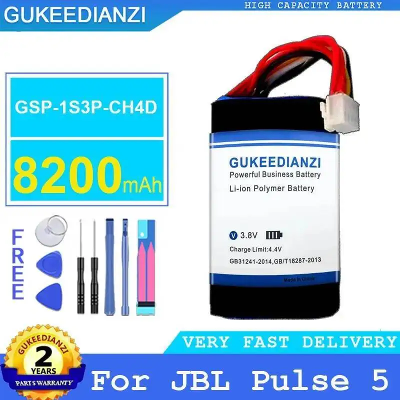 

Lightweight Gsp-1S3P-CH4D For Jbl Pulse 5 High-Capacity 8200Mah Speaker Battery