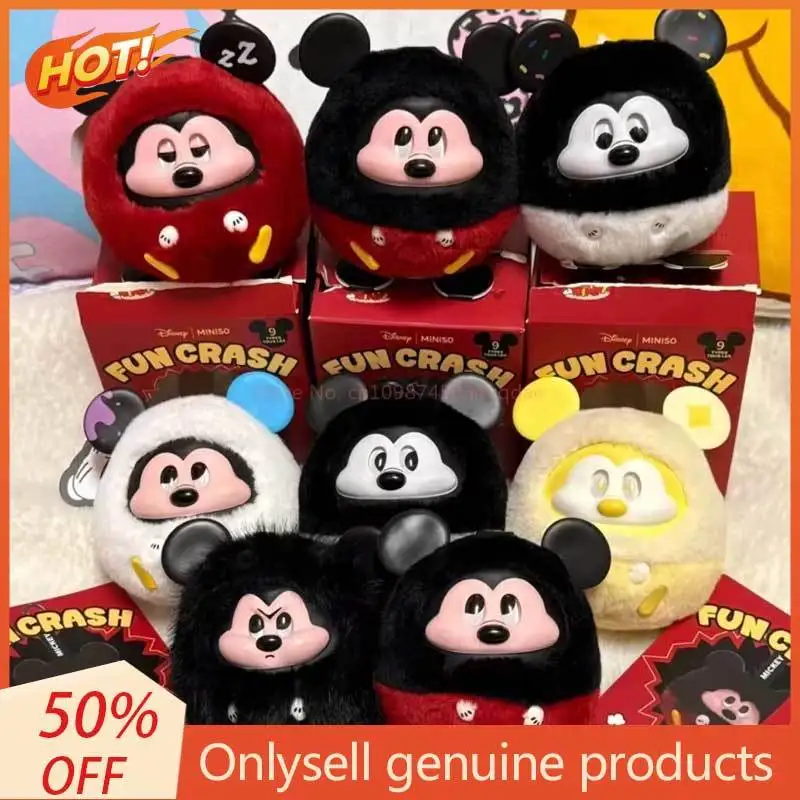 Blind Box Peripheral Handmade New Product Mickey Fun Collision Series Blind Box Pendant Keychain Gift Halloween