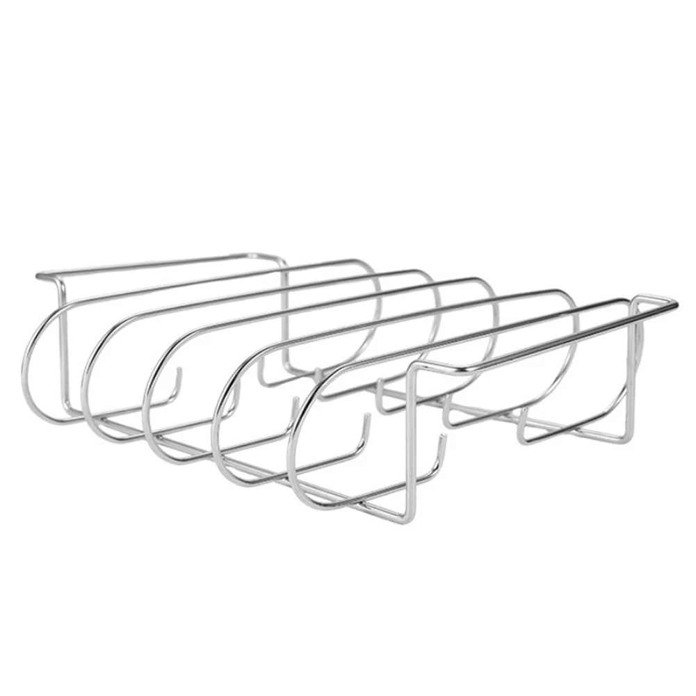 BBQ Accessory Silver Black Non-Stick Grill Rack Non-stick Coating Compact Storage Versatile Cooking Tool Backyard BBQ