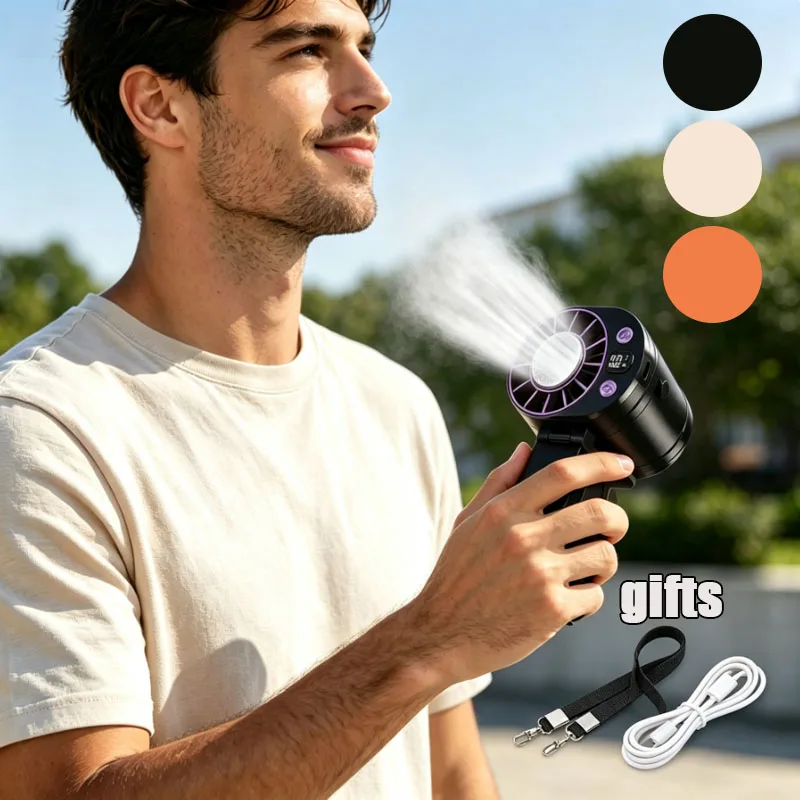 1-3PCS Outdoor Waist Worn Semiconductor Cooling Fan Portable Personal Mini Air Conditioner for Hiking Camping Working