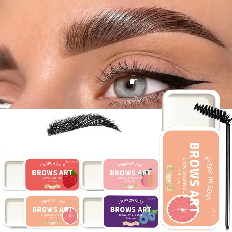 볼드하고 자연스러운 눈썹을 위한 3D 브로우 젤, 투명 방수 눈썹 스타일링 젤, 오래 지속되는 효과, 발렌타인데이 또는 어머니날 선물