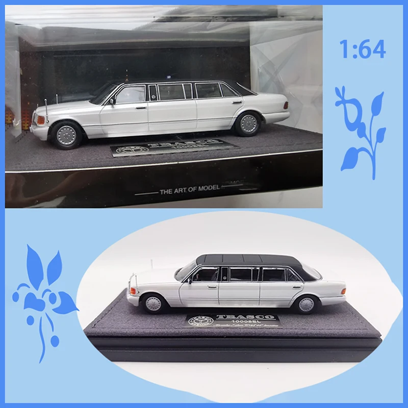 ダイキャスト-1-64-スケール-トラスコ-1000sel-w126-合金シミュレーションカーモデル-スタティックコレクション-装飾されたホリデーギフト-おもちゃ-記念品ギフト