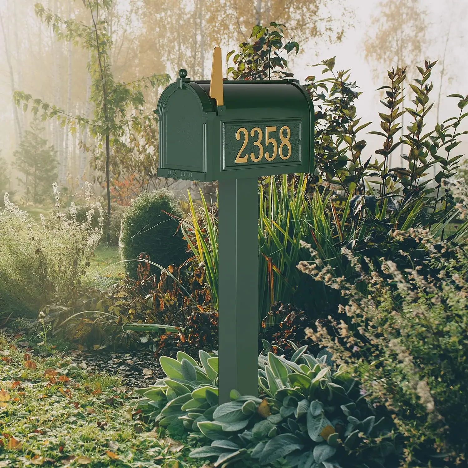 Premium Mailbox Package - Green,Extra Large