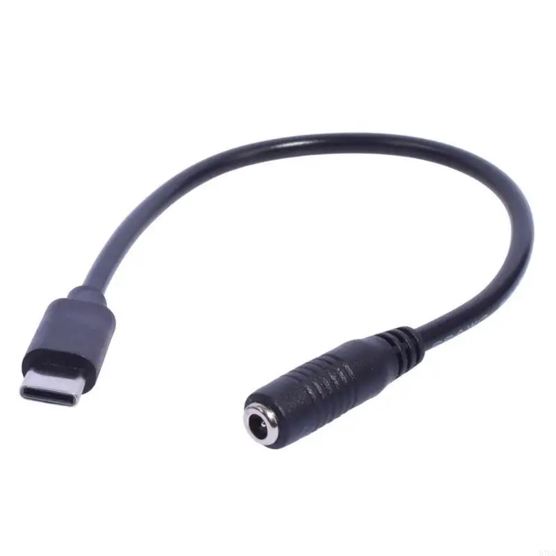 

87HD Type C Male to 3.5x1.35mm Female Charging Cable for Phones and Tablets