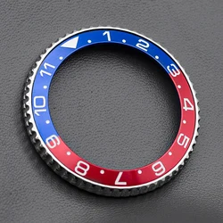 41mm Bezel Double Gear Ring Watch Case Rims Steel Ring Fit Japan SKX007 SKX009 SKX011 SRPD Stainless Steel Bezel