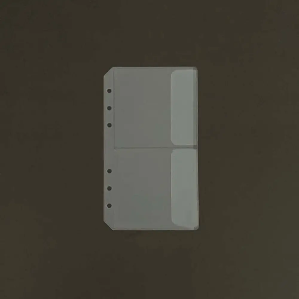 

10Pcs Transparent Loose-Leaf Notebook Refill Paper A7 A6 A5 A4 PVC Spiral Binder Divider Page Separator Binder Pockets