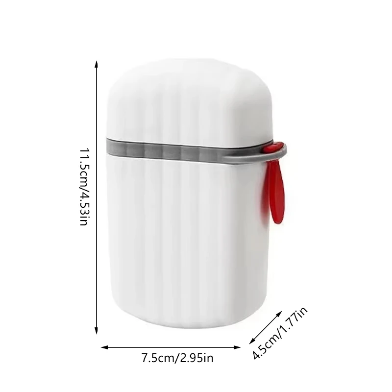 Tragbarer Reise-Waschbecher Seifenbox Paar-Zahnbürstenbecher Aufbewahrungsbox Multifunktionaler Zahnpasta-Zahnbürsten-Organizer für Unterwegs – Detail 6