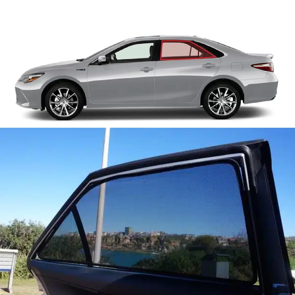 

For Toyota Camry Aurio XV50 2012-2017 Magnetic Car Sunshade Shield Front Windshield Curtain Rear Side Baby Window Sun Shade