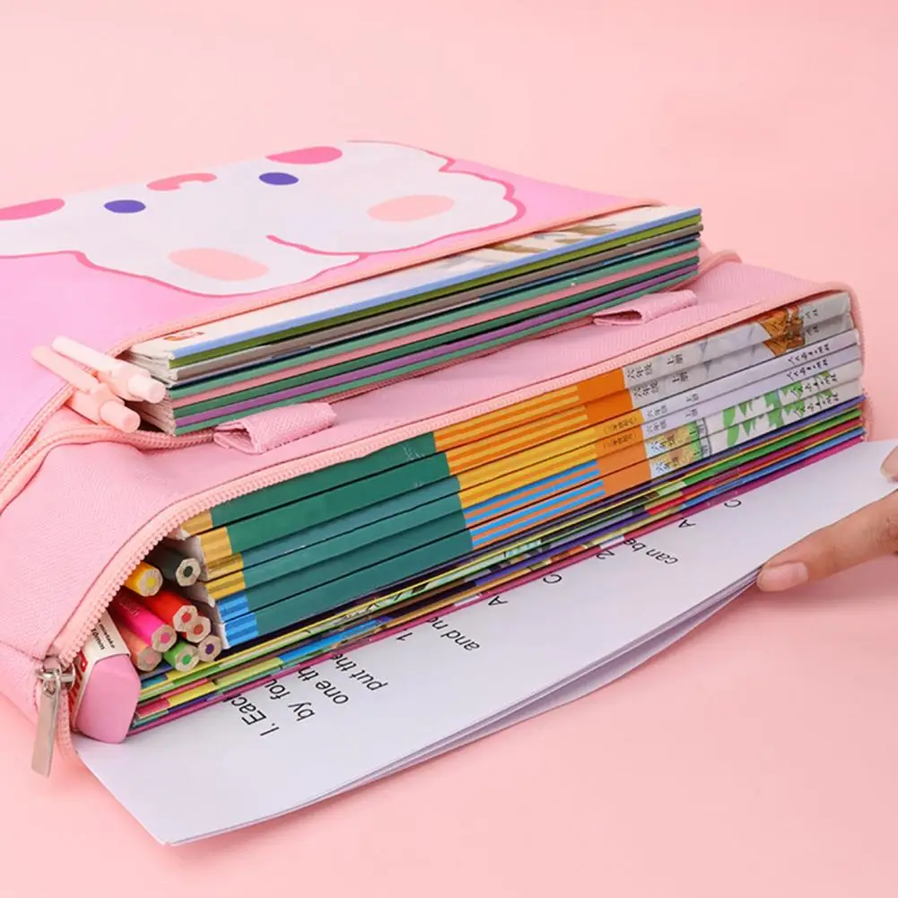 File Holder  Simple Oxford Cloth File Storage Bag  Stain-resistant File Storage Pouch