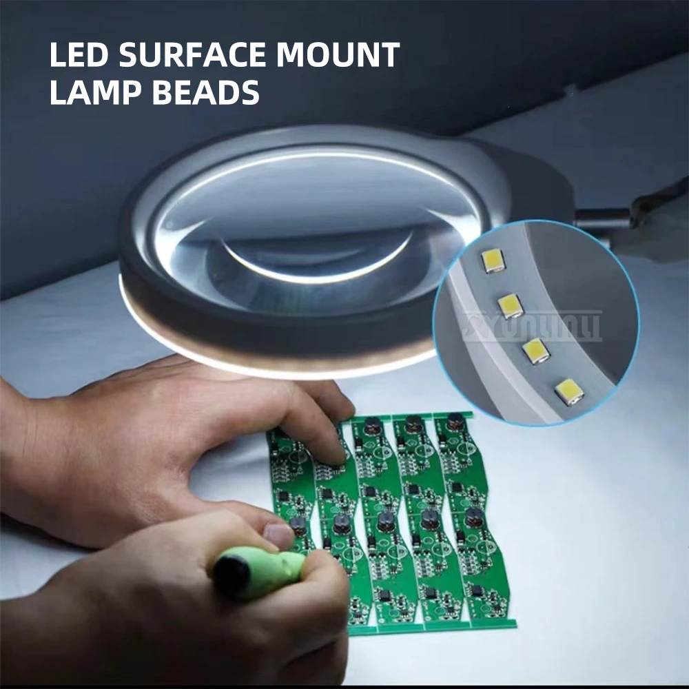 Lâmpada de luz fria LED para salão de beleza lâmpada de espelho de ampliação iluminação profissional para cuidados com a pele