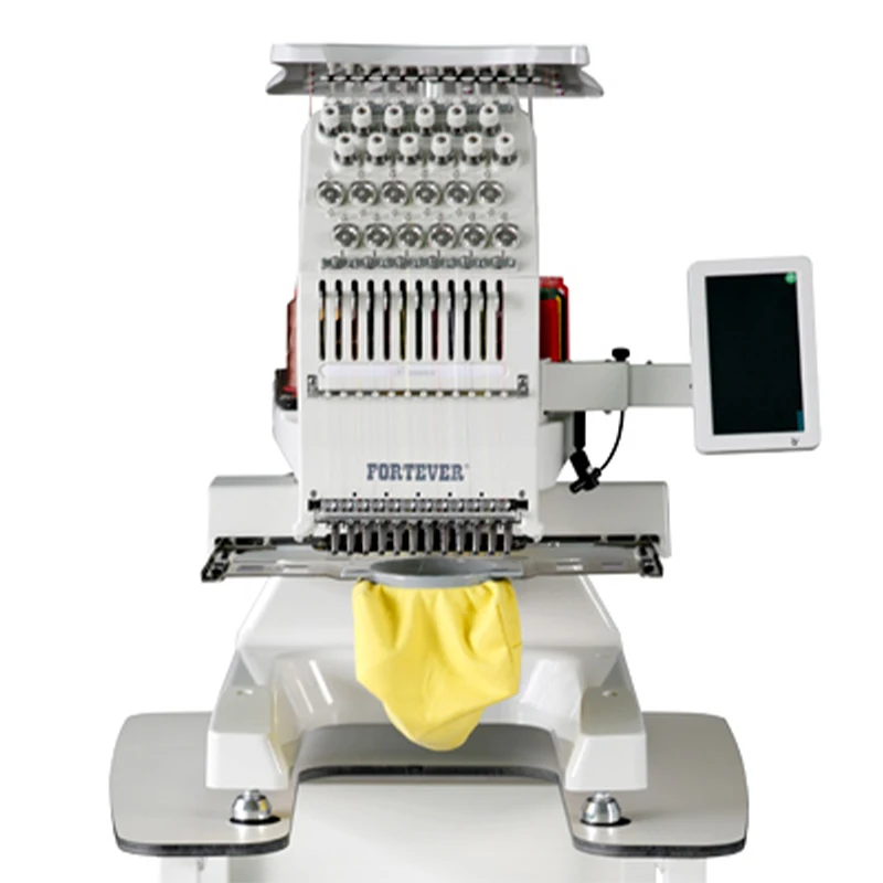 Single Head Mini Fortever Embroidery Machine Computerized Automatic Computer Commercial Embroidery Machine