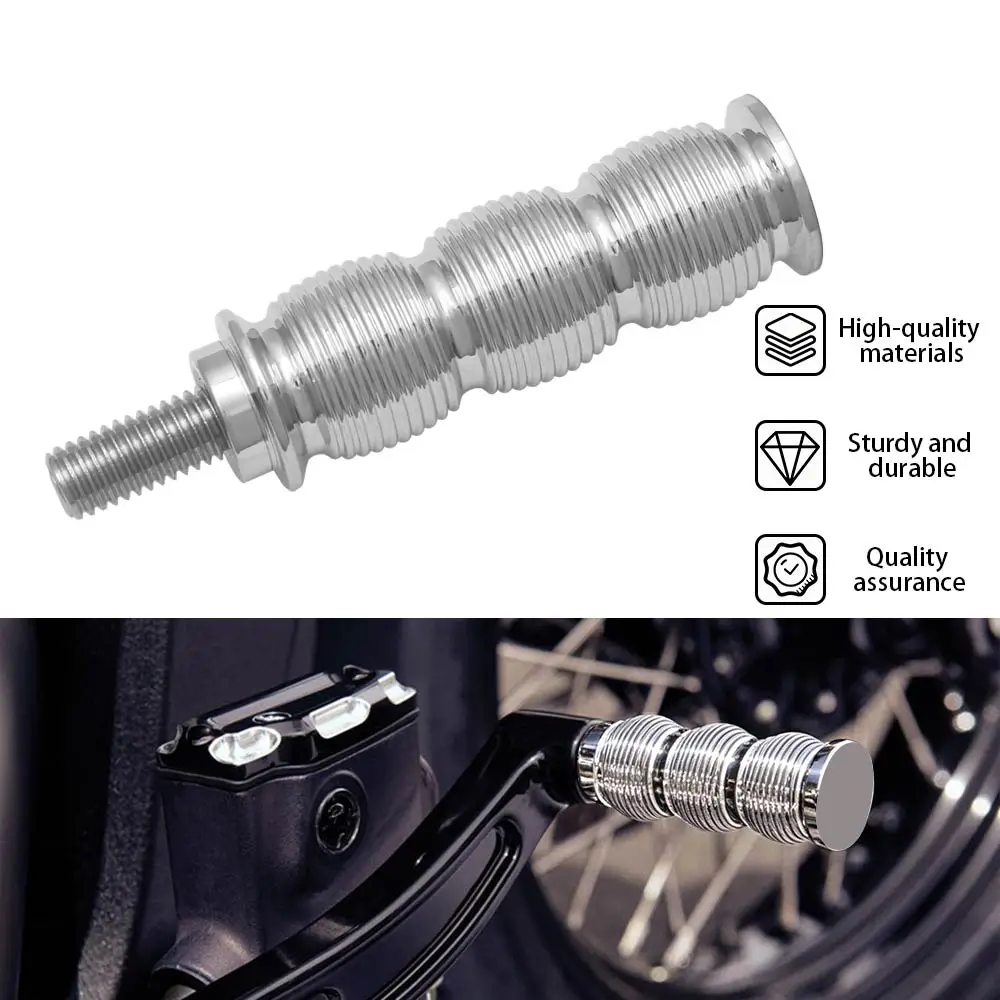 1Pc Chrome Shifter Peg Motor Brake Lever Tip For Indian Chieftain Chief Scout Sixty Victory Cross Country Kingpin Vision 2004-18
