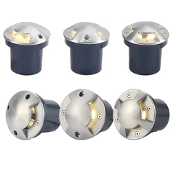 Lâmpadas LED embutidas Inground, holofotes subterrâneos, iluminação exterior, jardim, quintal, degraus, escadas, piso, deck, CA 110, 220V, 12W, 6W, 3W