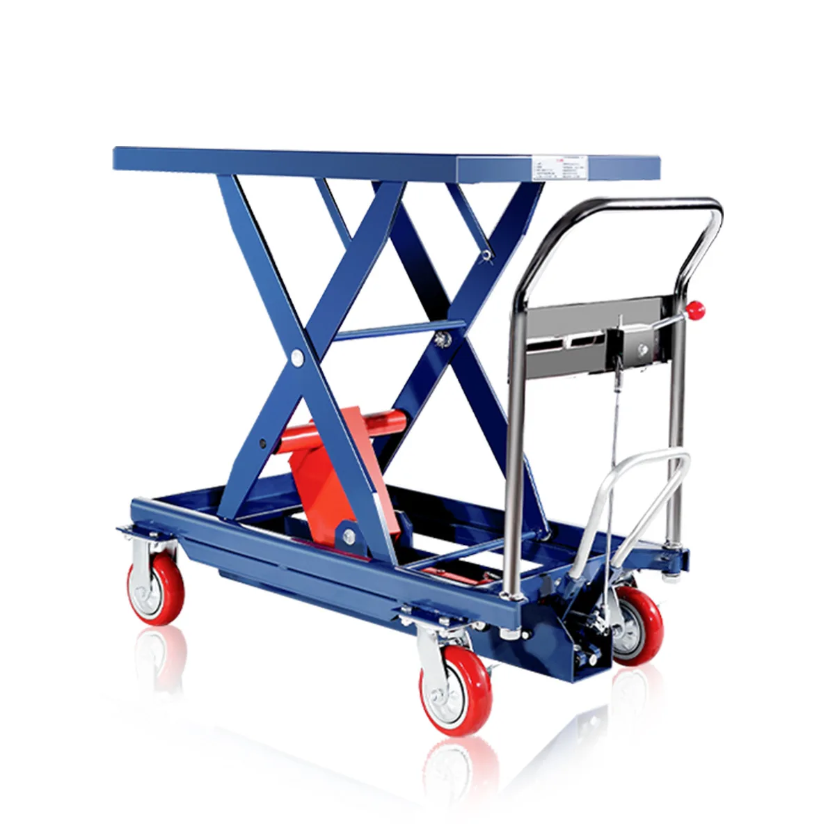 

【Best-selling】500kg Manual Mobile Elevator Small Lifting Platform Logistics Trolley Hydraulic Lifting Platform Truck