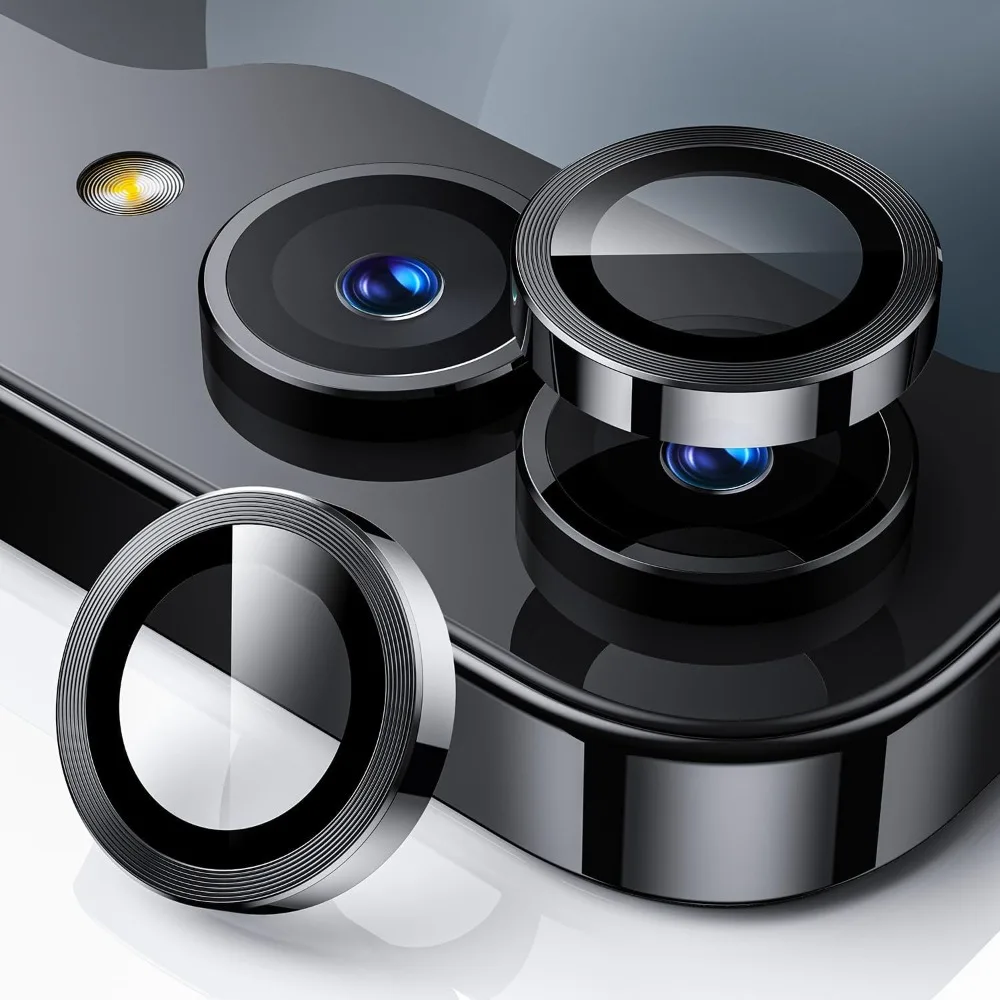 Metal Anti-Scratch Tempered Glass Camera Lens Protector Premium HD Lens Film for Samsung Galaxy Z Flip 8 7 FE 6 Full Coverage