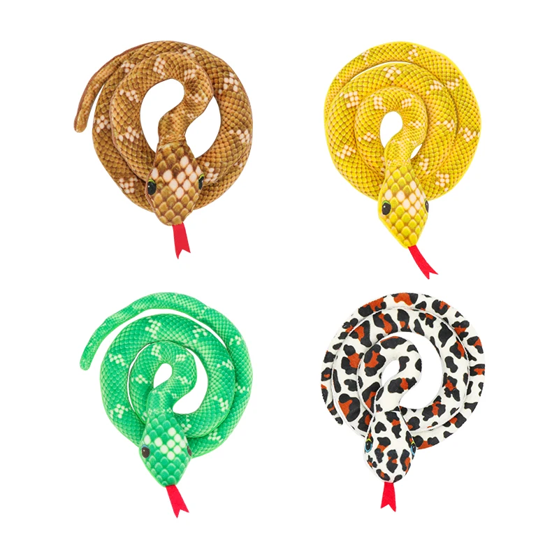 The new plush snake series of cat toys includes blaring paper bite resistant interactive fun pet supplies