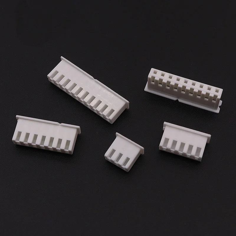 50PCS/Lot XH2.54 Connector Housing 2P 3P 4P 5P 6P 7P 8P 9P 10P 11P 12P Plastic Shell 2.54mm Pitch