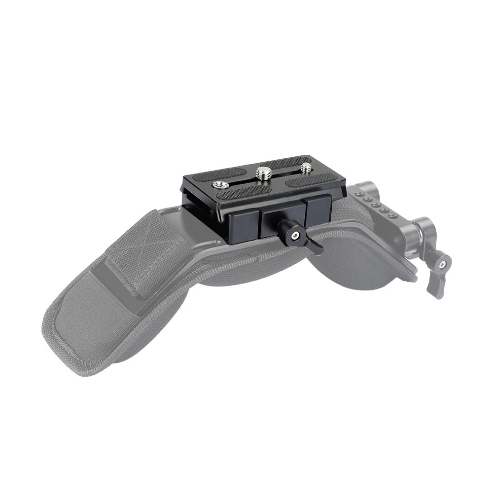 HDRIG-placa QR de Base Universal tipo Manfrotto, montaje de liberación rápida con placa deslizante, montaje de cámara