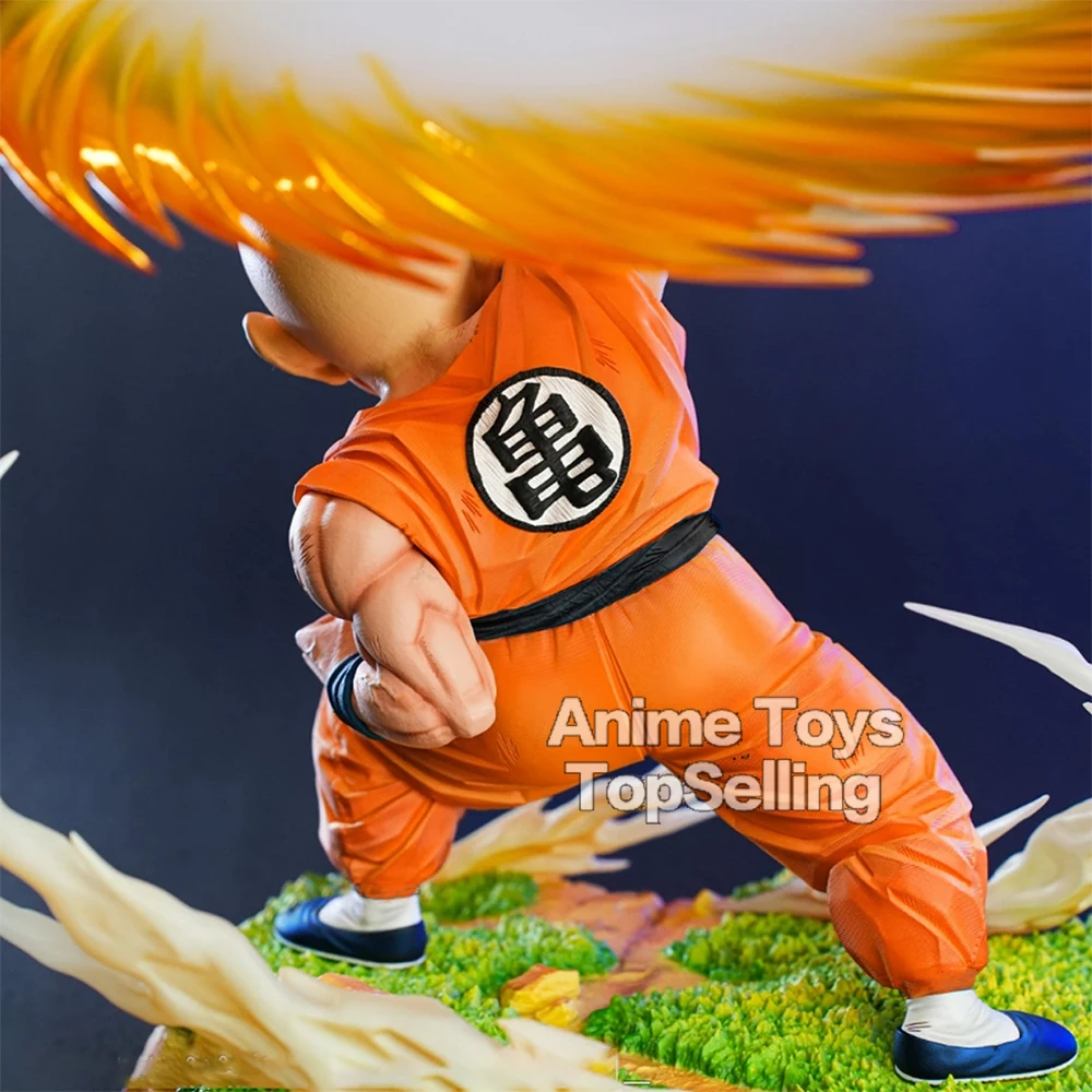 17cm/6.7in anime dragon ball z figura kienzan krillin figura de ação pvc coleção modelo brinquedos para crianças presentes