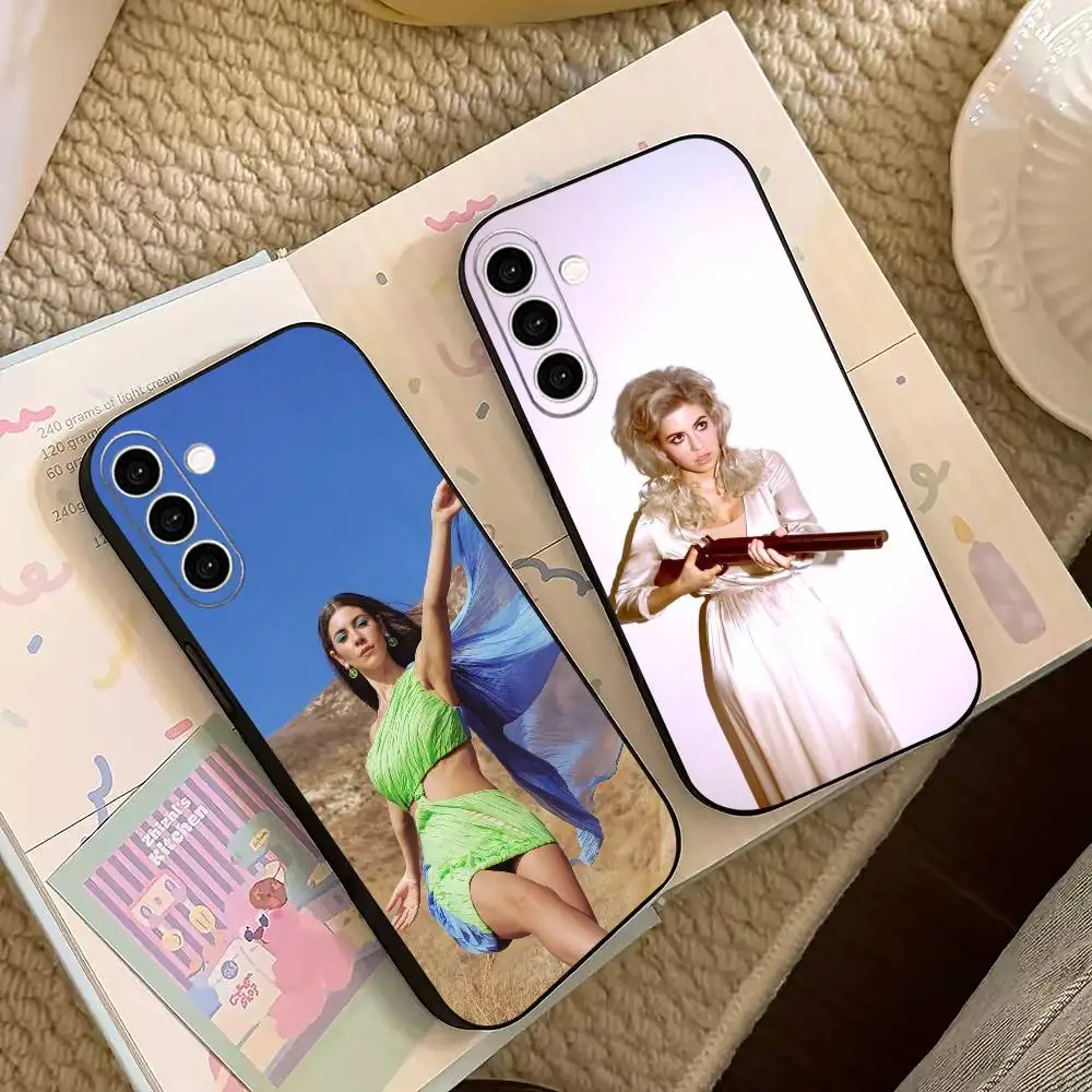 Funda para teléfono Singer M-Marina and the D-Diamonds para Samsung Galaxy A73,A72,A71,A70,A53,A52,A51,Otras, cubierta negra suave